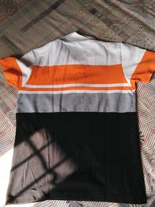 Boys Striped Polo T-shirt