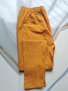 Ankle Length Yellow Leggings
