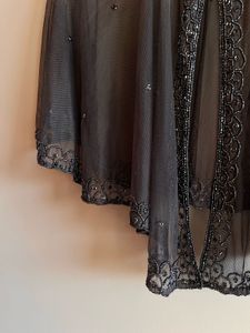 Heavy Embellished Cape Shrug