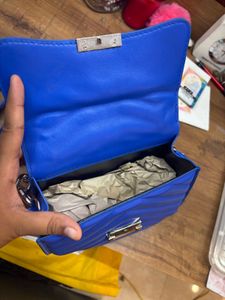 Blue Sling Purse
