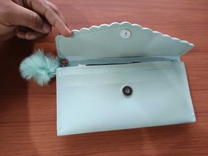 Cute Light Blue Wallet