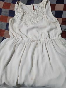 Elegant White Lace Dress