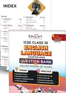 Educart ICSE Class 10 Question Bank 2025