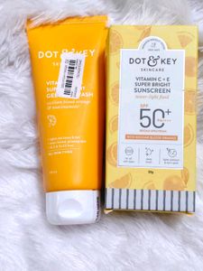 Dot And Key Vitamin C Sunscreen And Face Wash