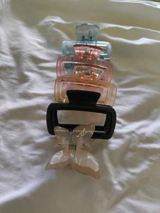 Trendy Assorted Claw & Butterfly Hair Clips Set