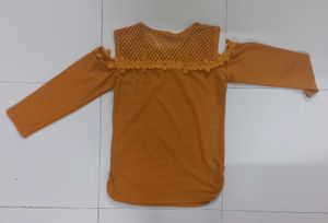 Cute Off Shoulder Top For Girls