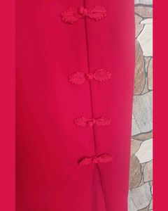 Elegant Red Qipao dress