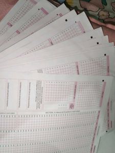 Practice OMR Sheets for NEET/JEE. Pack of 12.