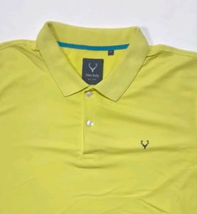 Allen Solly Yellow Polo T-shirt