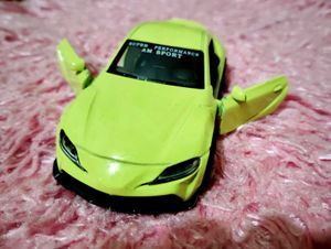 Green Metal Car Toy