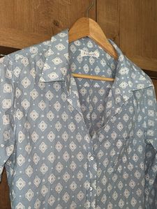 kalamkari work patches shirt