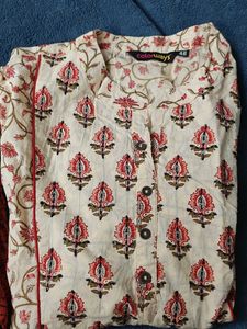Floral Print Kurta Set -46 Size