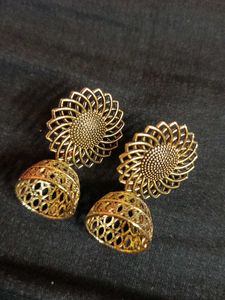 Red Beaded Hoop Earrings Combo Offer🌙