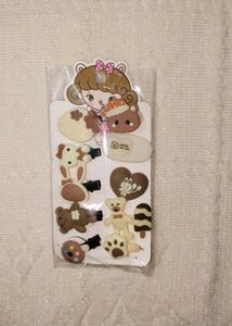 Kawaii Cartoon Hair Clips - Set of 10