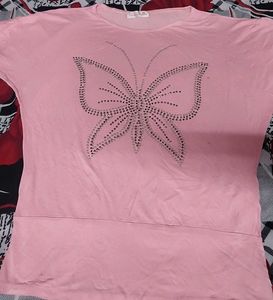Pink Blouson Top