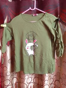 Olive Green Top