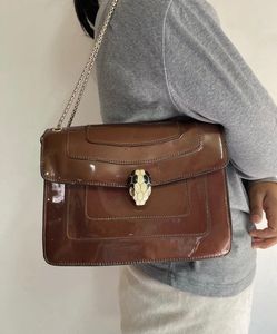 Authentic Bvlgari Serpenti Forever Patent Leather