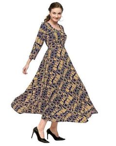 Printed Maxi Dress
