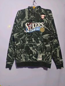 BAPE x Sixers Camo Hoodie limited edition