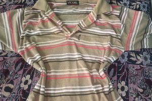 Striped Polo T-Shirt