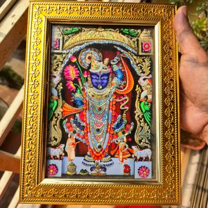 Shrinath Ji- Krishna photo with embellishment