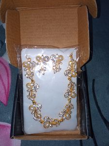 Brand New Necklace With Earring