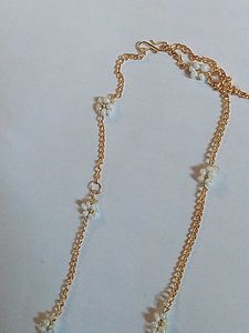 Gold &amp; Pearl Necklace