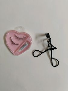 Combo Of Fake Eyelashes & Plucker