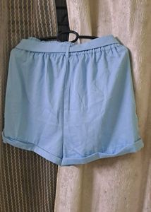 Blue Blazer With Half Shorts