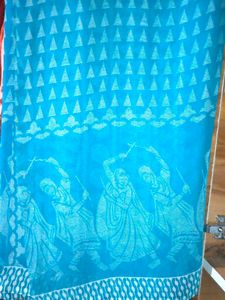 A Sea Green Colour Sarees