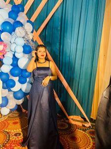 Navy Blue Gown