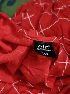 Red &amp; White Checkered Dress