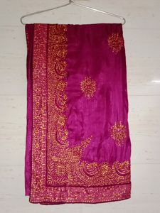 Beautiful Saree With Stitched Blouse