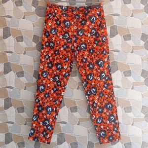 Floral Print Pants