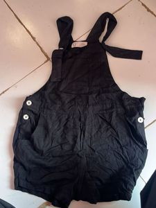 Cute Black Overalls