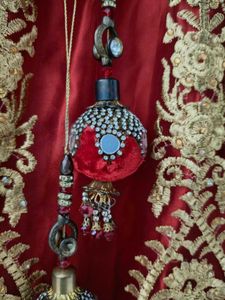 Red And Golden Lehenga With Choli