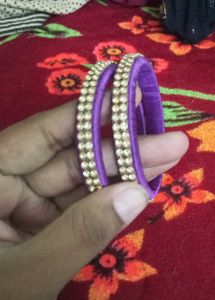 Purple Bangles (Set of 2)