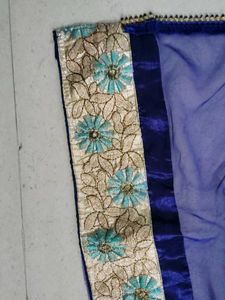Embroidered Blue Dupatta