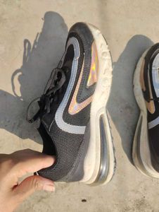 branded Black &amp; Grey Sneakers