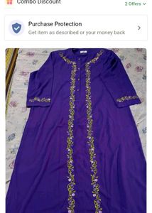 Dubai Abaya Elegant Embroidered Combo Of 2