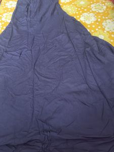 Navy Embroidered Dress