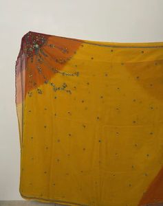 New Fab India Yellow Saree