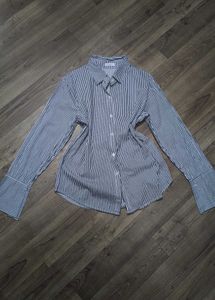 Striped Button-Down Shirt