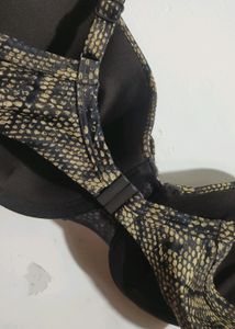 Leopard Print Brown Bra For Bust 38DD