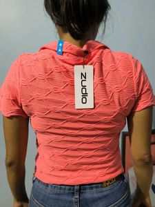Zucido Polo Crop Top - Size M