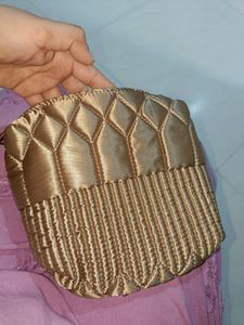 Brand New Olive HL Rhinestone Butterfly Handbag