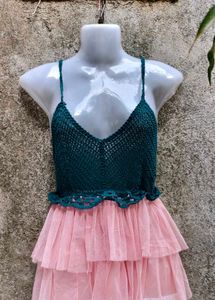 V. GORGEOUS FLARED PARTY DRESS