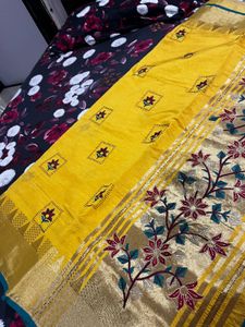 Yellow Saree With Blouse