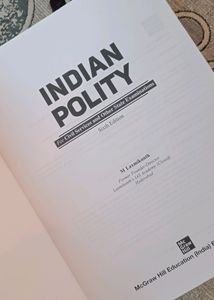 Book - Indian Polity By M. Laxmikanth