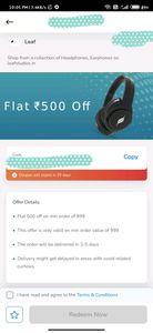 Leaf 500 rs. off